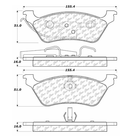 CTEK Ceramic Brake Pads,103.08580